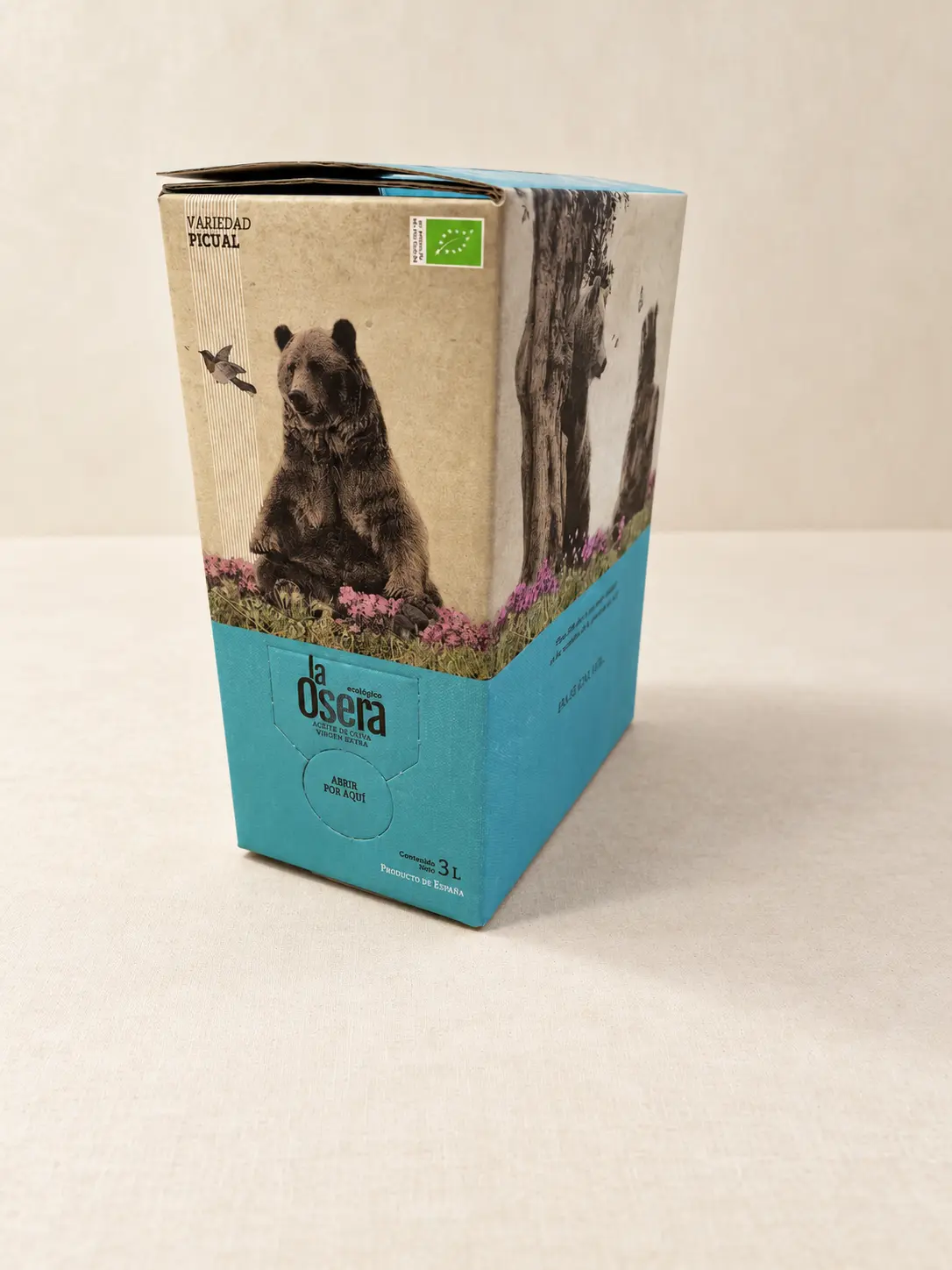Bag in Box de 3 litros de aceite Picual La Osera