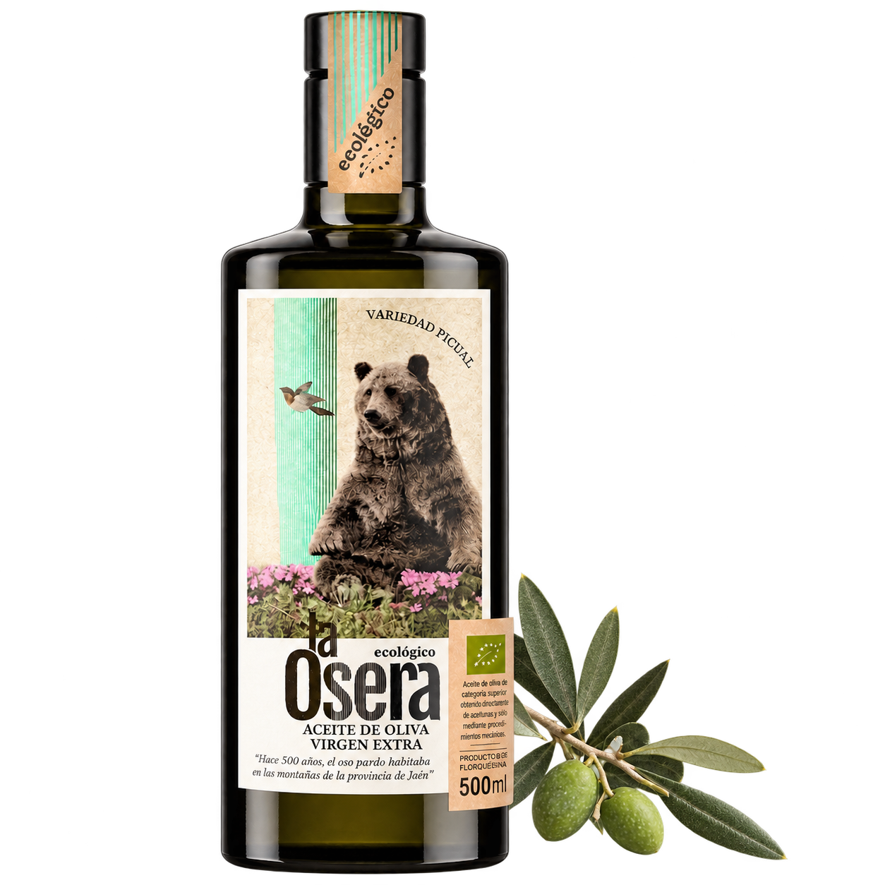 AOVE Picual Temprano Ecológico - Caja 6 ud